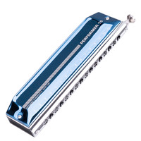 东方鼎 16孔 64音 C调半音阶口琴 EAP-16