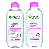 GARNIER 卡尼尔 微胞球体洁肤水 400ml*2