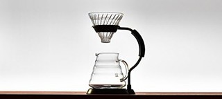 Hario 手冲咖啡机 玻璃材质 4.0杯 黑色和玻璃 VAS-8006-G