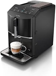 Siemens 西门子 TF301G19 EQ300 Bean to Cup 全自动浓缩咖啡机带奶泡机,4 种咖啡品种,3 种咖啡强度,黑色