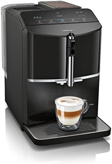 Siemens 西门子 TF301G19 EQ300 Bean to Cup 全自动浓缩咖啡机带奶泡机,4 种咖啡品种,3 种咖啡强度,黑色