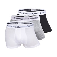 Calvin Klein/凯文克莱 CK男平角内裤时尚四角短裤三件套