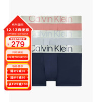 Calvin Klein男士弹性舒适时尚平角短裤三角内裤3条装 NB3074 906拼色 XL