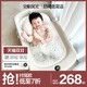 BEIE 贝易 婴儿洗澡盆宝宝浴盆可折叠洗澡桶新生儿婴幼儿童洗头发0-3岁