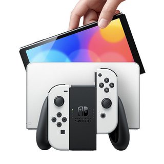 日版 Switch OLED 游戏主机 白色