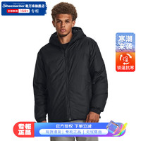 安德玛（Under Armour）冬季ColdGear Infrared男子短款训练运动羽绒服1378840 黑色【鸭绒】绒子含量85% S【165】