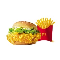 McDonald's 麦当劳 麦辣鸡腿堡中薯套餐 单次券 电子优惠券