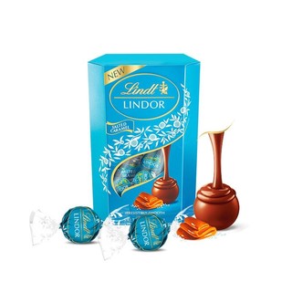 Lindt 瑞士莲 LINDOR软心 海盐焦糖巧克力 200g 分享装