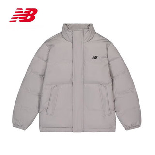 NEW BALANCE 23年男女同款冬季潮流时尚保暖羽绒服AMJ33340 TAG M