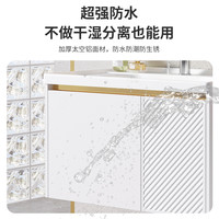 monarch 帝王洁具 锐享 太空铝卫浴浴室柜【哑光白600MM】