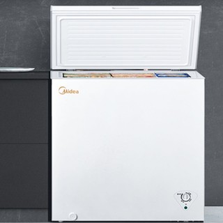 Midea 美的 203升冷藏冷冻转换冰柜家商用大冷柜一级能效节能卧式囤货小冷柜203KMD(E)