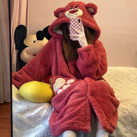 兰缦尼 草莓熊睡袍+裤子