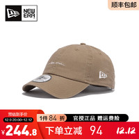 NEW ERA 纽亦华 23秋冬新品男女情侣款CC软顶弯檐潮休闲遮阳棒球帽