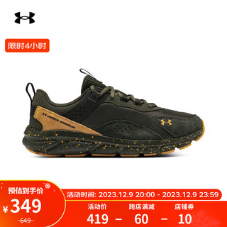 安德玛（UNDERARMOUR）秋冬Charged Verssert男子运动跑步鞋跑鞋3026808 绿色302 40