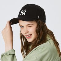 47 BRAND 47brand 联名MLB帽子大标刺绣男女情侣遮阳鸭舌NY洋基棒球帽潮集C