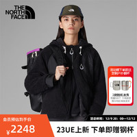 北面（The North Face）UE先锋设计仿羊羔绒连帽休闲保暖外套女83Q9 JK3/黑色 S/155