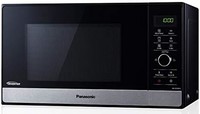 Panasonic 松下 电器 NN-GD38HSGTG 带烤架的微波炉（1000 W，蒸锅，组合微波炉，披萨盘，23 升）不锈钢黑色
