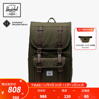 Herschel赫行【New Classics】新升级Little America™Mid 双肩包短途出游 常青藤绿 20升