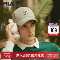 FILA 斐乐 官方棒球帽情侣款2023秋季新款女帽休闲帽鸭舌帽子男帽