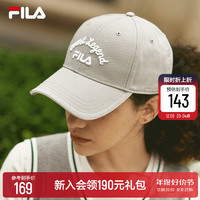 FILA 斐乐 官方棒球帽情侣款2023秋新款时尚休闲帽男帽鸭舌帽子女