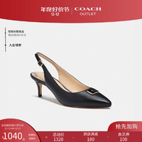 COACH 蔻驰 奥莱女士JILLIAN露跟鞋