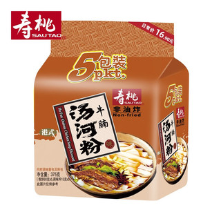 SAU TAO 寿桃牌 汤河粉 牛腩味 375g