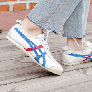 Onitsuka Tiger鬼冢虎男鞋女鞋 23冬MEXICO 66复古运动鞋低帮耐磨透气休闲鞋 1183B391-100/薄底细身 39码以上偏大