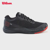 威尔胜（Wilson）稳定系列中性网球鞋耐磨透气运动鞋RUSH PRO 3.5 【中性】黑红-WRS331330 4 US(美码)