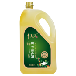 千岛源 纯正山茶油5Lx1瓶零反式脂肪酸物理冷榨茶籽油家庭装