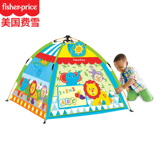 Fisher-Price 儿童帐篷游戏屋 小孩户外帐篷宝宝室内过家家玩具森林美墅LR4186