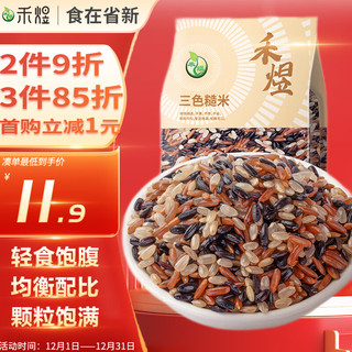 HE YU 禾煜 三色糙米 1kg