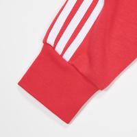 限尺码：adidas ORIGINALS 大LOGO条纹时尚休闲男女中小童长袖套装童装