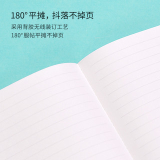 KACO笔记本子B5 菅小姐联名设计笔记本子3本装 80g道林纸软抄本用笔记摘抄便携式手账本 A5 珍宝