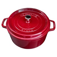 staub 珐宝 圆形铸铁珐琅锅 20cm 红色