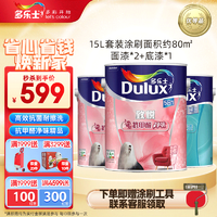 Dulux 多乐士 致悦竹炭抗甲醛净味5合1 油漆涂料 内墙乳胶漆 墙面漆A8146+A749套装15L