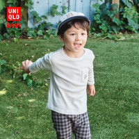 UNIQLO 优衣库 婴幼儿男宝女宝 圆领T恤(长袖印花新品) 460774