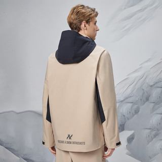 DESCENTE迪桑特SNOWBOARD系列男女同款上衣两件套冬季 BE-BEIGE 2XL(185/104A)