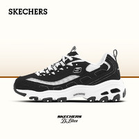 斯凯奇（Skechers）女鞋经典复古黑白熊猫鞋轻便透气时尚缓震休闲运动老爹鞋