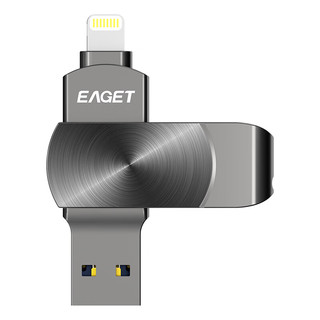 忆捷（EAGET）i66Plus苹果U盘 USB3.0 Lightning接口手机电脑两用优盘256G 商用