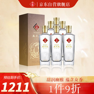 WENJUN 文君 凤求凰 48%vol 浓香型白酒 500ml*6瓶 整箱装