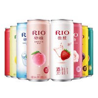 抖音超值购：RIO 锐澳 全家福RIO锐澳预调鸡尾酒清爽强爽微醺山茶花330ml*8罐多口味果酒