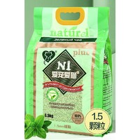 AATURELIVE N1爱宠爱猫 豆腐猫砂 绿茶味 1.5mm 6.5kg*3