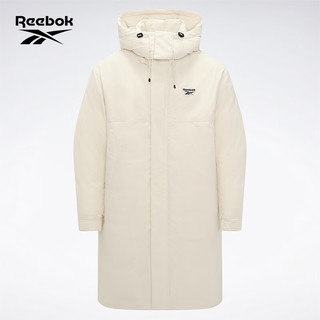 Reebok锐步冬款简约时尚休闲梭织长款羽绒夹克 23FRC267UGW2 A/L