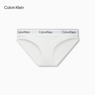 卡尔文·克莱恩 Calvin Klein 张艺兴情侣款CK UNDERWEAR 2020春夏款 女士内裤 F3787AD 100-白色 M