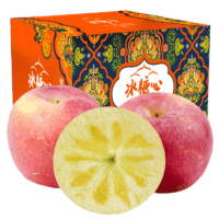农仙味 新疆冰糖心苹果红富士 净重8.5斤
