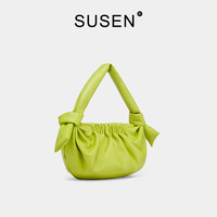 SUSEN 女子小号真皮云朵包 CS15002027