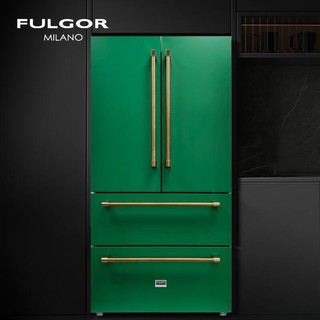 FULGOR 福戈米兰Fulgor Milano法式冰箱FM-575W FDR- GN四门冰箱家用超大容量575L 绿色