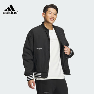 阿迪达斯 （adidas）棉服男装 23冬季户外轻运动棒球服运动保暖夹棉保暖训练外套 IZ1603 XL