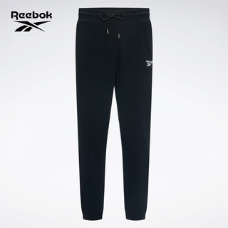 Reebok锐步男女同款PANTS运动休闲舒适针织长裤 黑色 XL