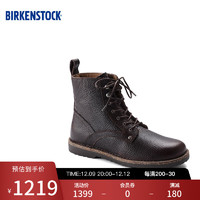 BIRKENSTOCKBIRKENSTO女同款牛皮革休闲鞋Bryson系列 棕色窄版1017282 37